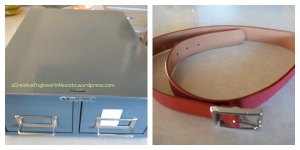 belt drawer collage